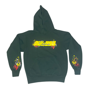 Splatter Green Hoodie